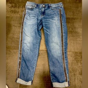 White House Black Market Jeans.  Size 8 The Girlfriend.